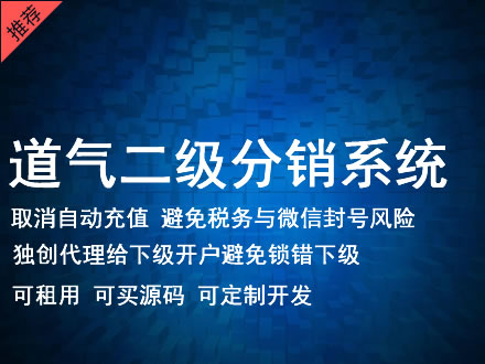 淮北市道气二级分销系统 分销系统租用 微商分销系统 直销系统